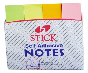 Giấy note 4 màu dạ quang