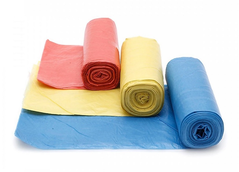 Bao rác 3 cuộn màu