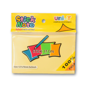 Giấy note vàng 3*5 UNI -T