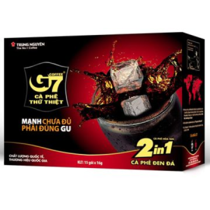 Cà phê Trung Nguyên G7 đen 2 in 1 (15 gói x 16g)